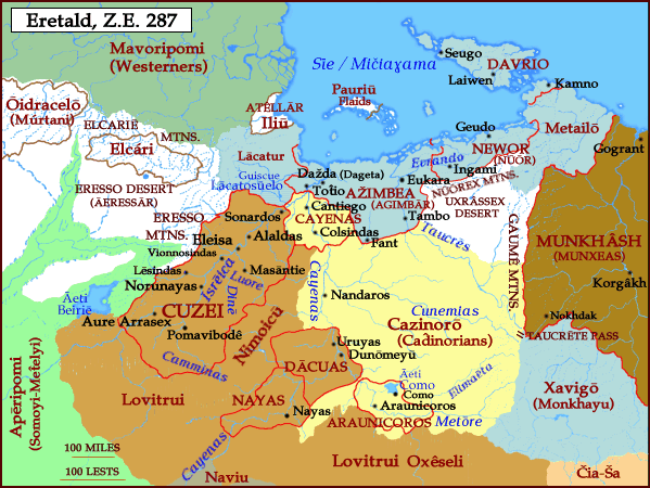 Map of Cuzei